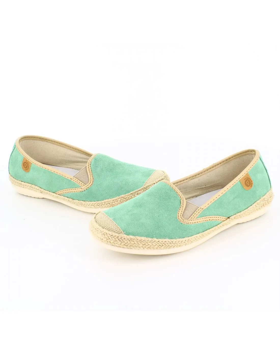 Alpargatas Mujer Serraje Verde Manzana