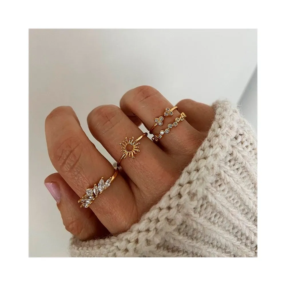 Anillo Sol Inca Oro