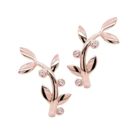 Aretes Natura BOTANICA - oro 18k rosa