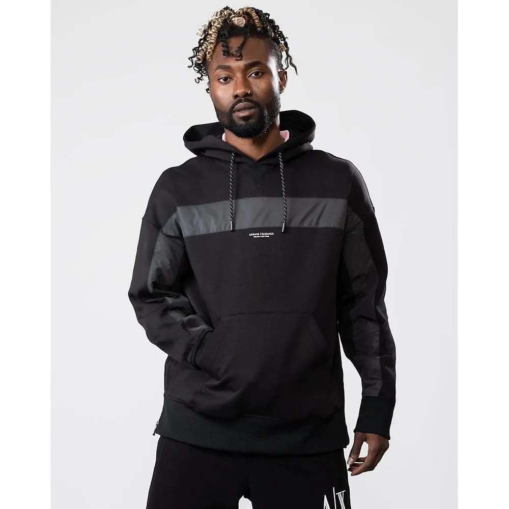 Armani Exchange Armani Exchange Contrast Stripe Mens Hoodie