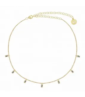 Collar en plata de ley Heba Gold