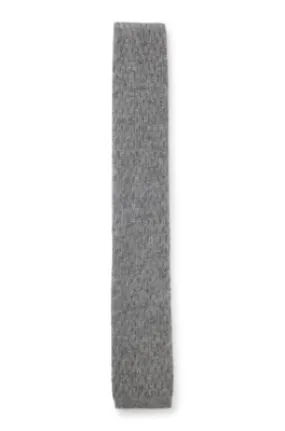 Corbata de cashmere en jacquard de punto