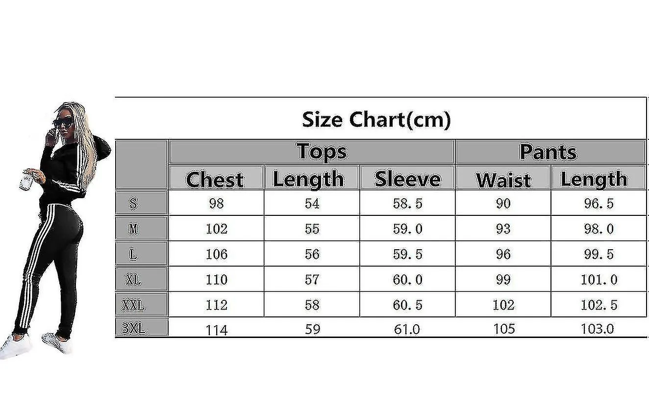 Mujer 2 piezas Athleisure Sports Wear Tracksuit Hoodie Pantalones Set