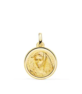 Médaille Vierge Macarena 18K 18 mm