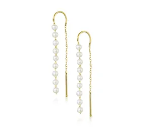 Pendientes Puriti Multiperlas Oro G012
