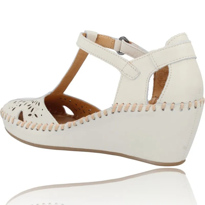SANDALIAS DE PIEL CON CUñA PARA MUJER DE PIKOLINOS MARGARITA 9431935