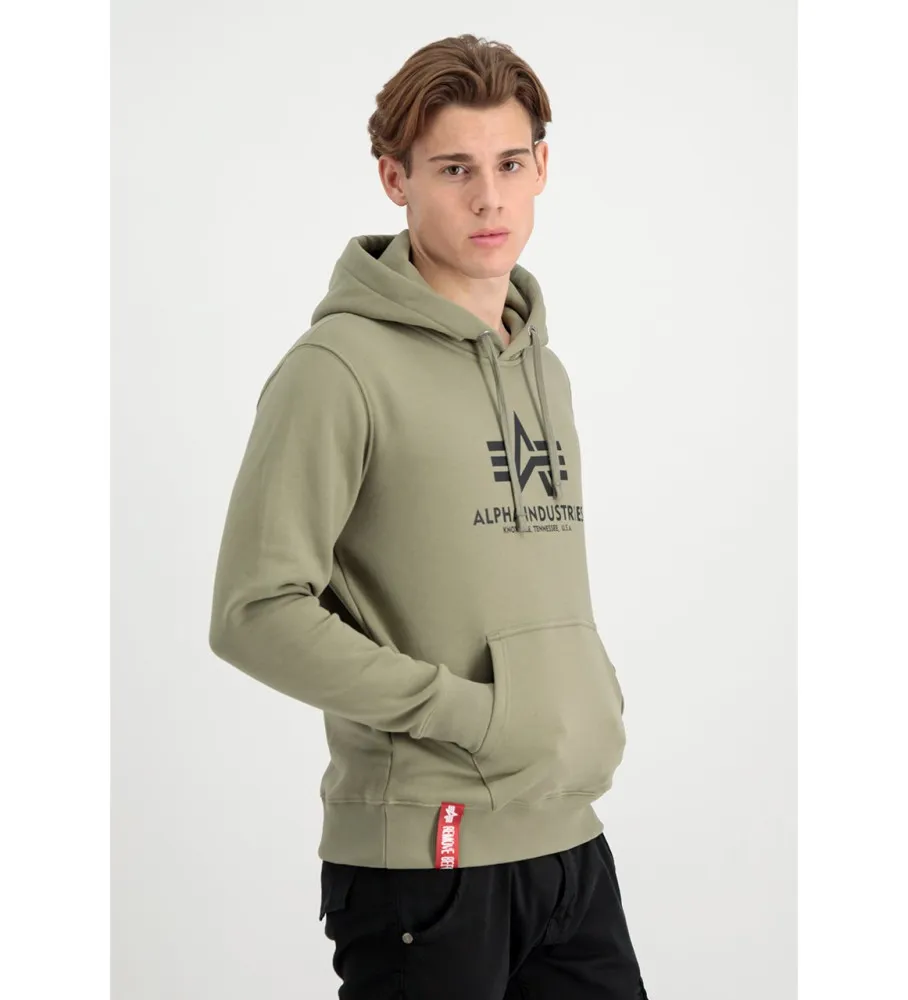 Sudadera Basic verde