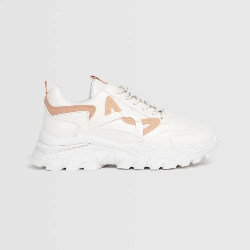 Zapatillas Urbanas Para Mujer Malabar New Chunk Blanco